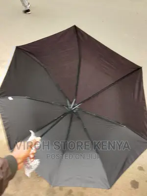 Foldable Pocket Umbrella - Black/Unisex