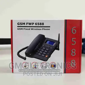 ETS 6588 GSM Fixed Wireless Phone With SIM Card Slot
