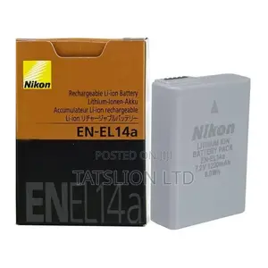 Nikon en-El14a Camera Battery for D3200,D3400