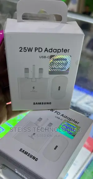 25 Watts-White Samsung Adapter