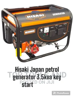 Hisaki Japan 3.5 Kva Key Start Petrol Generator