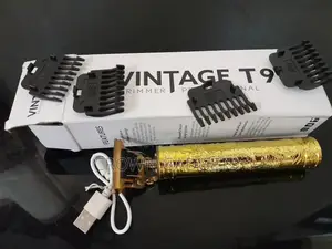 Vintage T9 Trimmer for Men Hair Zero Gapped Clipper
