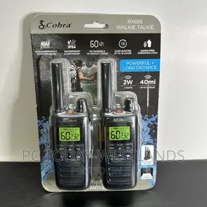 Cobra RX Series Walkie Talkie (RX685) Heavy Duty 40 Miles