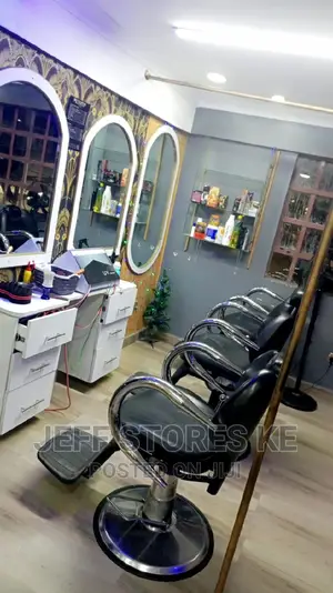 Chromed Mini Barber Chair