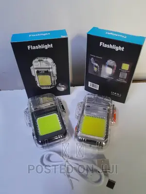 Water Proof Arc Lighter With Flash Light