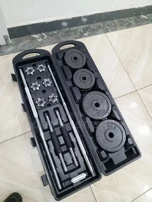 50kgs Dumbbell Set With Barbell and Dumbbell