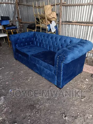 Chester Sofa, 3 Seater Royal Blue.