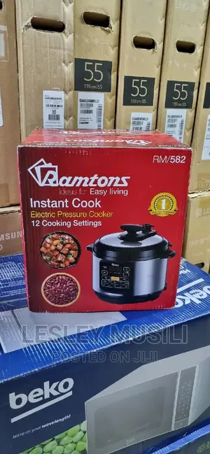 Ramton Electric Pressure Cooker 1100W 6lts(Rm/582)