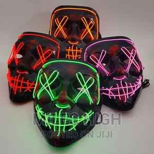 Halloween LED Neon Mask