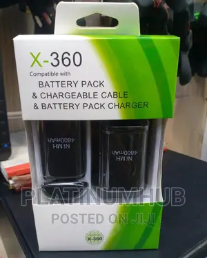 X-360 Battery Pack Chargeable Cable and Battery Pack Char