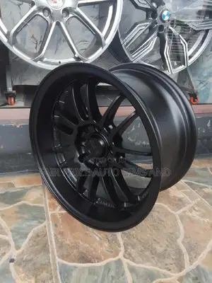 Rims Size 15/4/8/114.3 Black Plain Matt