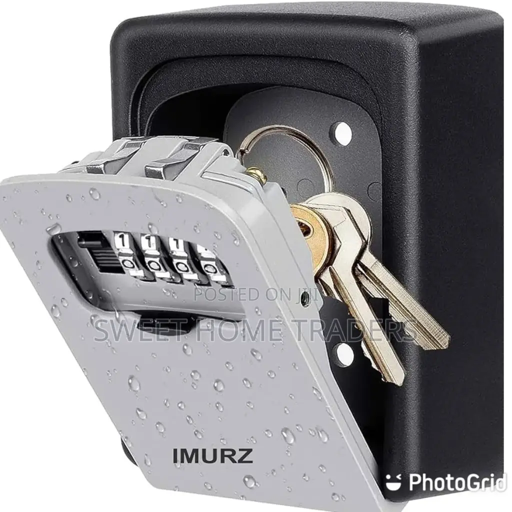 Key Lock Box, Combination Lockbox With Code,
