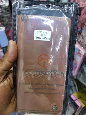Leather Back Case Flip Cover for Oppo A78 5G With ID Card Sl