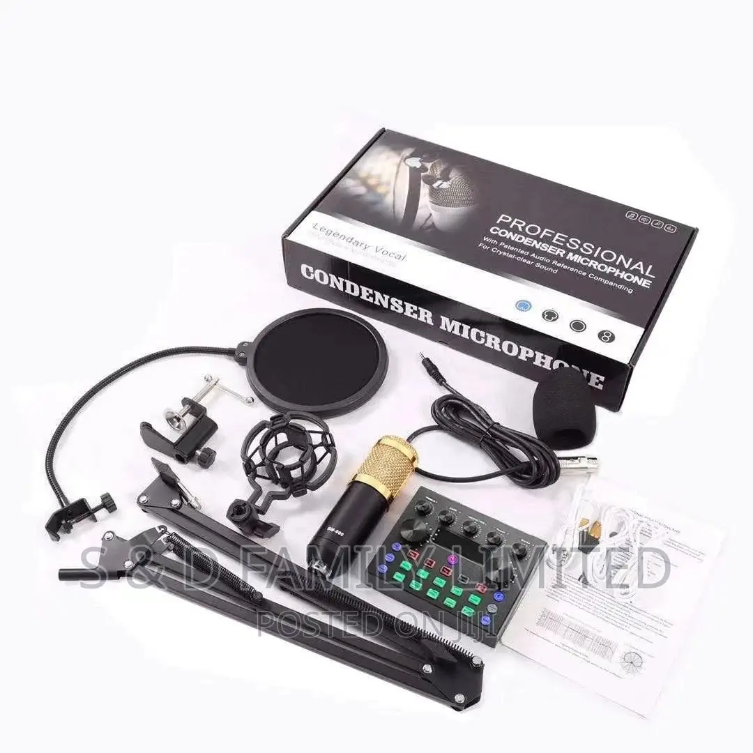 Professional Condenser Microphone V8 Pack