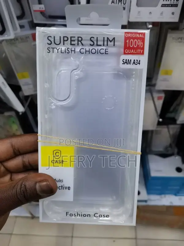 Protective Clear Soft Bumper Case for Samsung GALAXY A34
