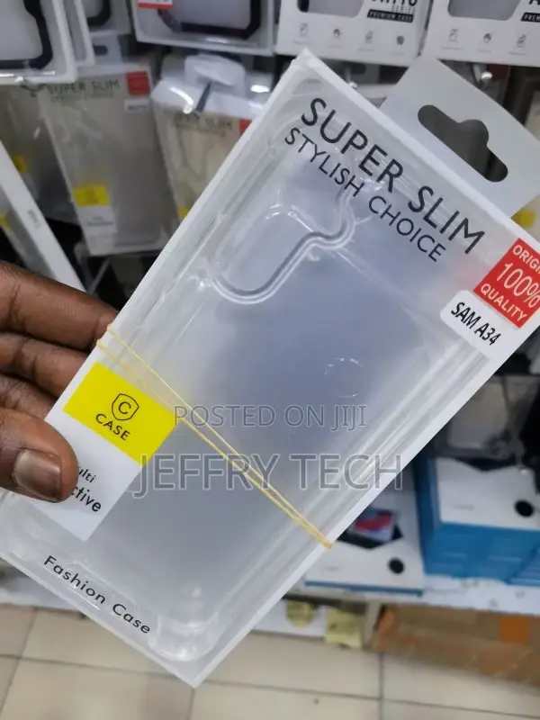 Protective Clear Soft Bumper Case for Samsung GALAXY A34