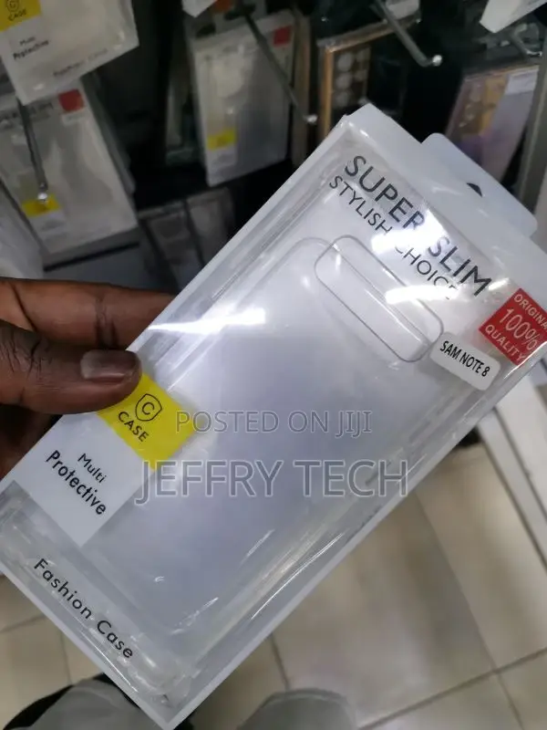 Transparent Silicone Case for Samsung Galaxy Note 8, Soft TP