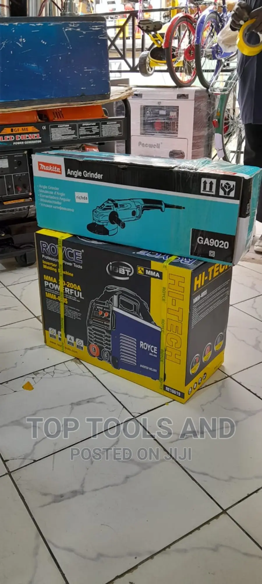 Royce Welding Machine 400a + 9inch Makita Grinder Set