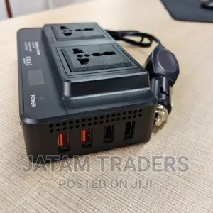Car Inverter With 4 Fast Charging Ports