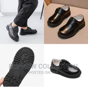 Boys High Quality Leather School Shoes