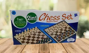 2 in 1 Magnetic Chess Board Game