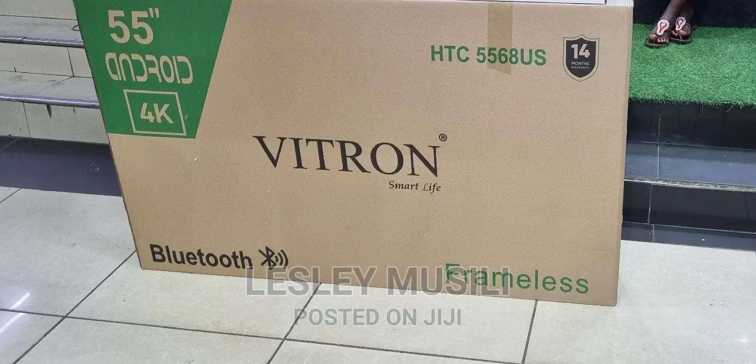 Vitron 55” Smart UHD Android Frameless TV