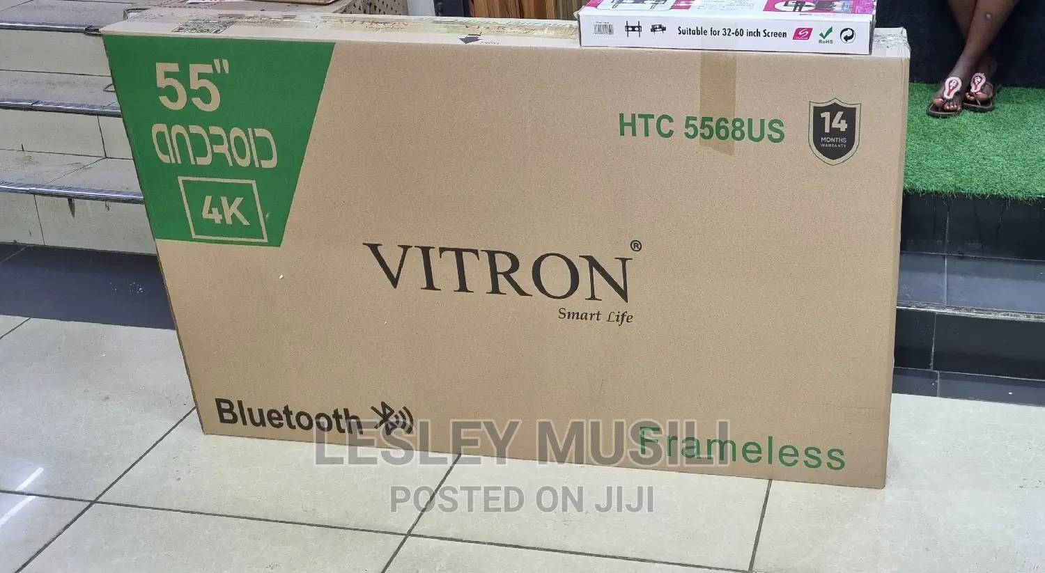 Vitron 55” Smart UHD Android Frameless TV