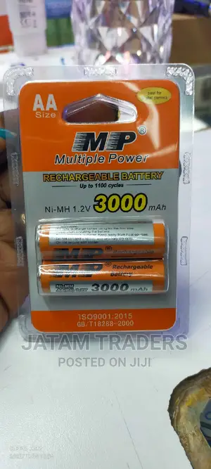 Double AA MP3 Rechargeable Batteries