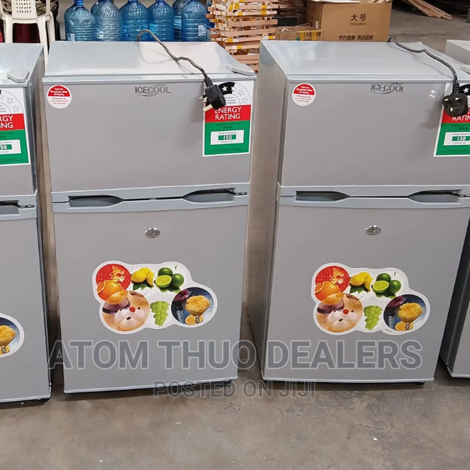 Icecool 98 Lt Mini Double Door Fridge/. Refrigerator.