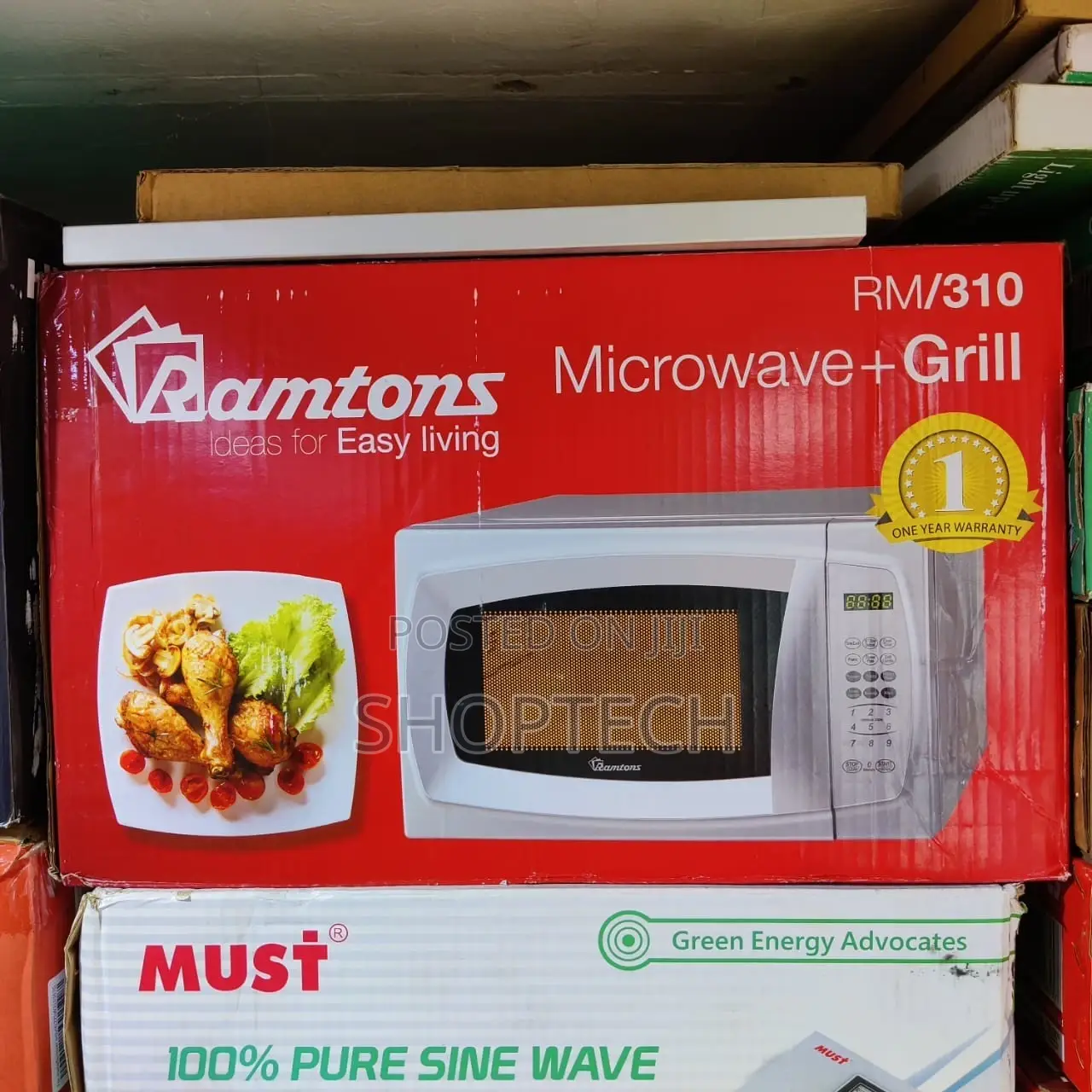 *Ramtons Digital Microwave 20litres With Grill