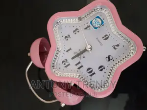 Extremely Silent Quartz Twin Metal Bell Alarm Clock