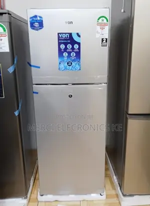 Von Vart-18dmy Double Door Fridge 138l - Silver