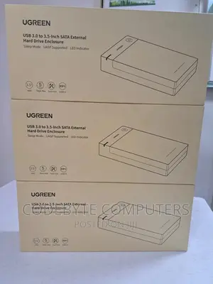 UGREEN USB 3.0 3.5"/2.5" Hard Drive Enclosure With UK Power