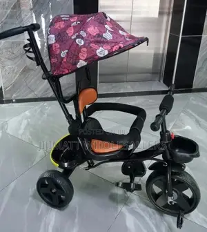 Baby Tricycle With Canopy and Protective Bar