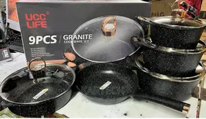 9pcs Granite Cookware Set