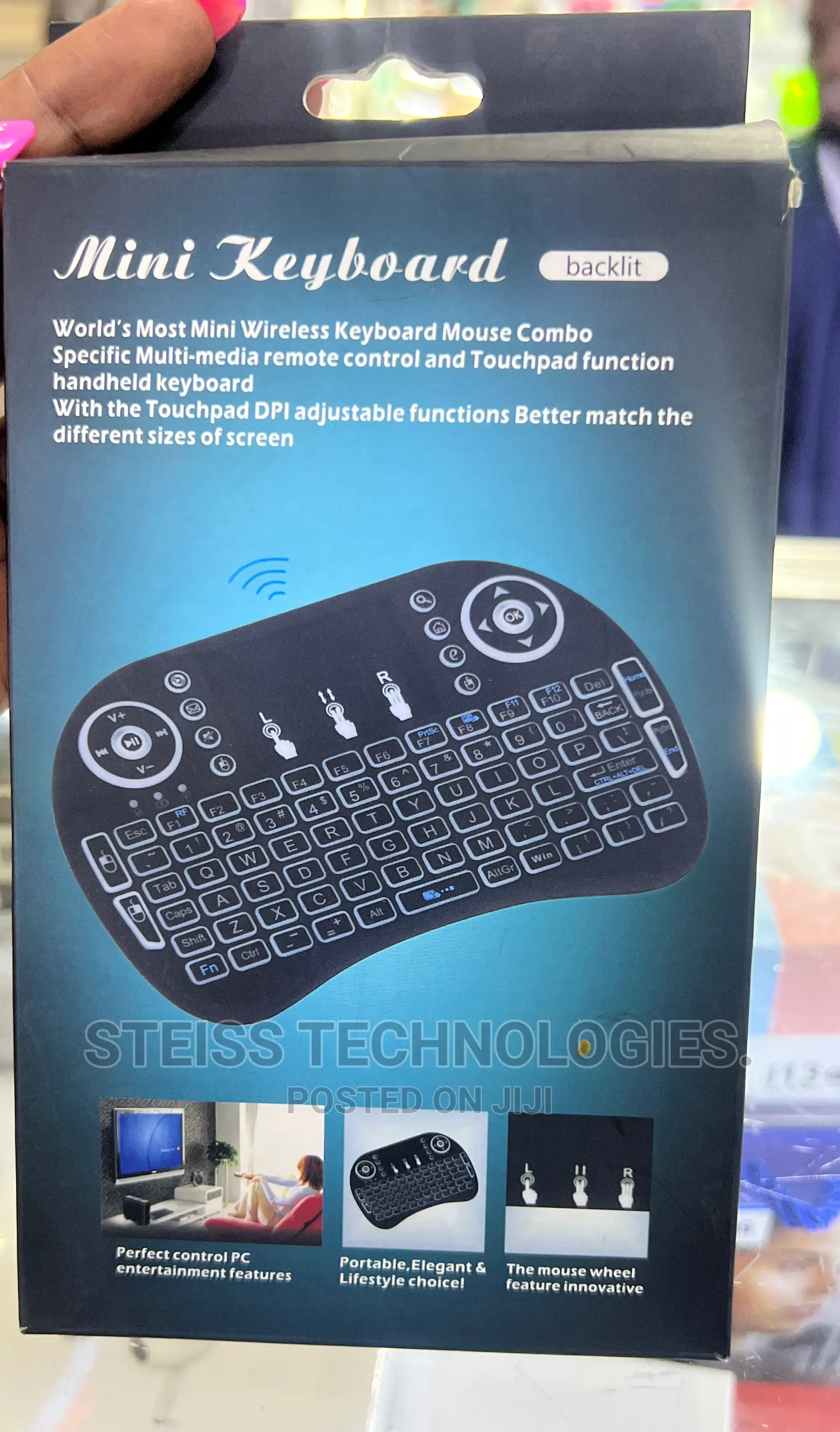 Mini Keyboard Wireless.Backlit.