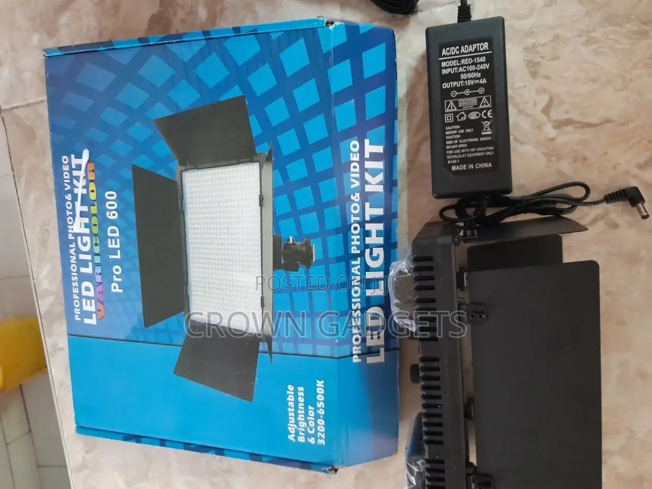 Video Light Panel Lighting Photography Lamp Kit