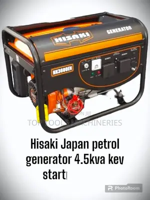 Hisaki Japan Key Start 4.5kva Petrol Generator