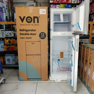 *Von 138litres Double Door Refrigerator