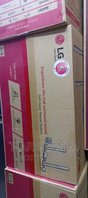 LG LHD647 1000W 5.1ch DVD Home Theatre System,
