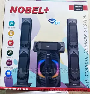 NOBEL NB2070 3.1CH 55000watts Sound System