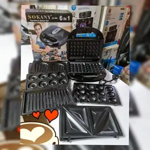 Sokany 6 In 1 Electric Sandwich Maker
