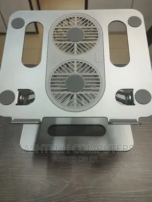 Alluminium Laptop Stand With Dual(2) Cooling Fan