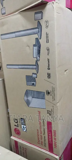 LG 1000W DVD Home Theater – 2 Tall Boy Speakers – LHD647