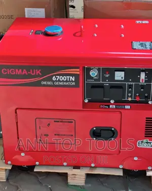 Cigma UK Diesel Silent Generator 7KVA SINGLE PHASE