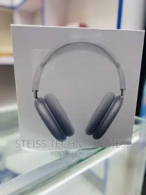 White-Airpods Max Headphones.