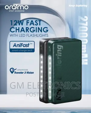 Oraimo 27000mah [Traveller 3 Vision] Powerbank.