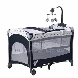 Playpen Bed With a Mosquito Net