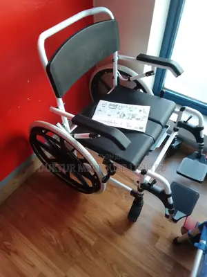 Heavy Duty Extra Wide Commode Wheelchair Convertible Shower