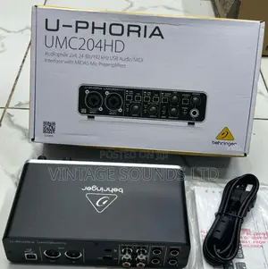 Behringer Umc204hd Soundcard Audio Interface
